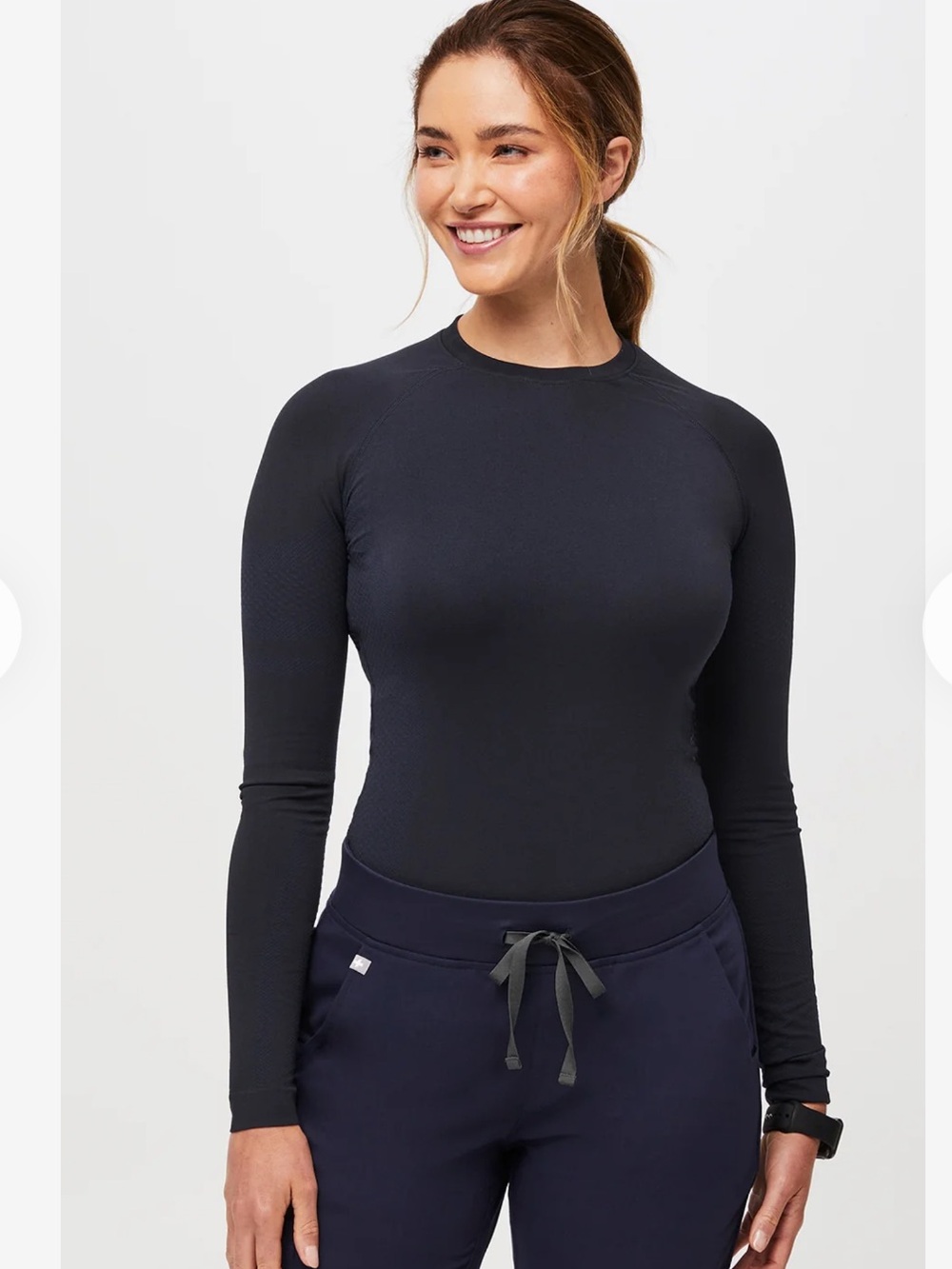Figs Salta seamless Underscrub navy NWOT